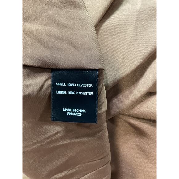 House Of Harlow 1960 'Massima' Brown Asymmetrical Midi Dress Size S - NWT - Picture 5 of 5